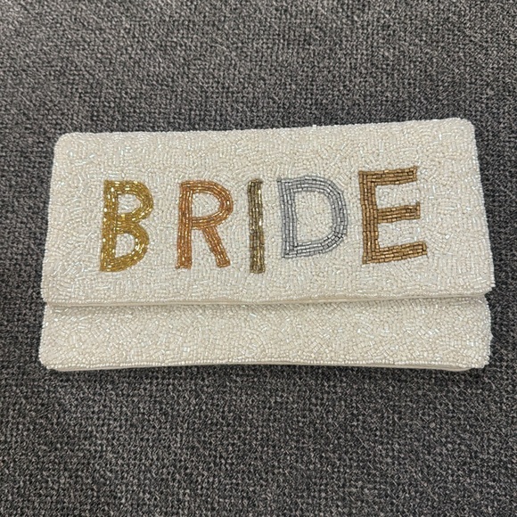 Bride Multicolor Beaded Clutch - Picture 3 of 7